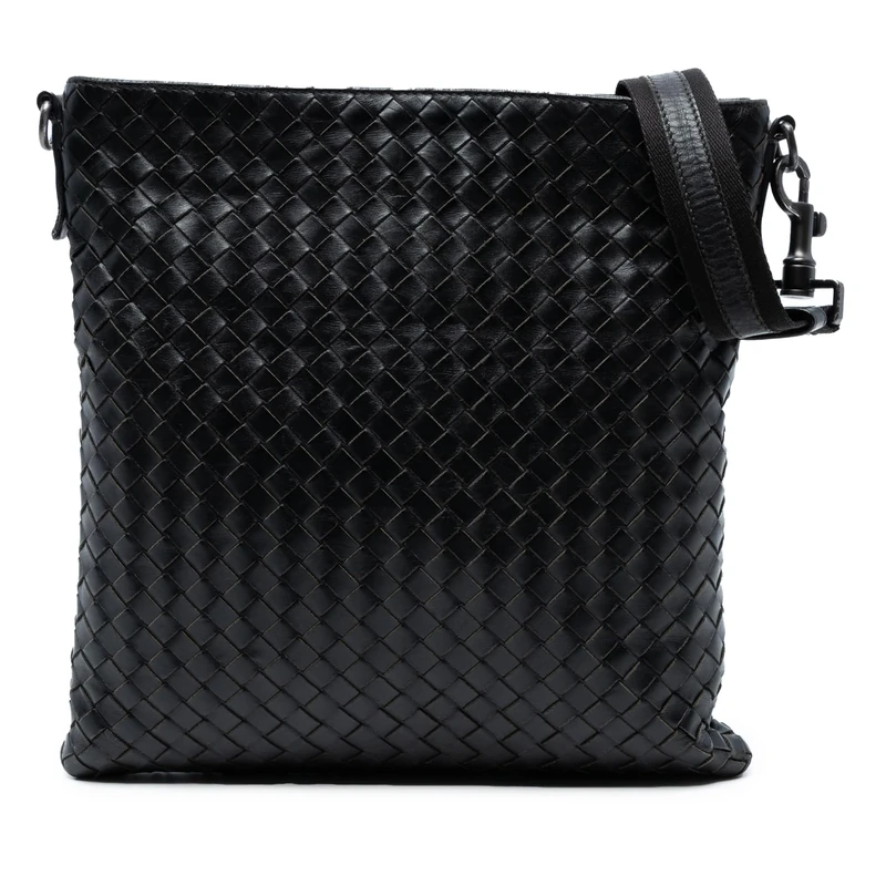 Bottega Veneta Pre-Loved Nappa Intrecciato VN Crossbody Bag