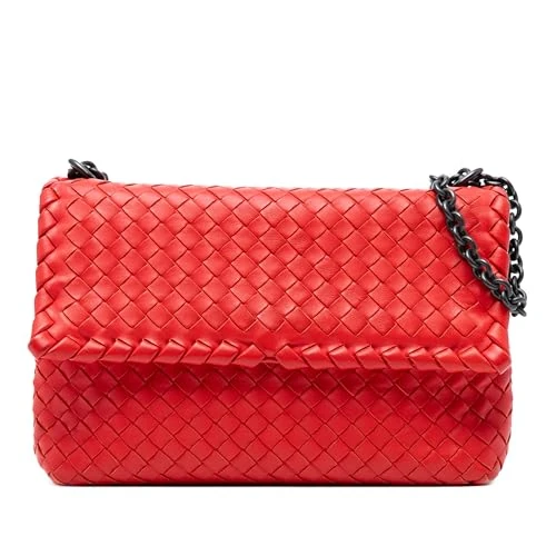 Bottega Veneta Pre-Loved Small Nappa Intrecciato Olimpia Shoulder Bag