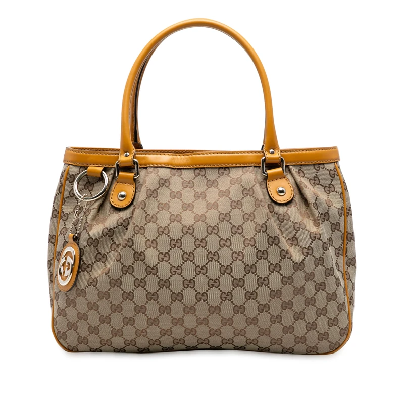 Gucci Pre-Loved GG Canvas Sukey Tote