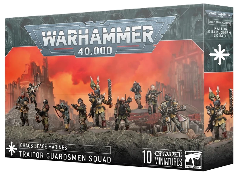 Games Workshop - Warhammer 40,000 - Chaos Space Marines: Traitor Guardsmen Squad