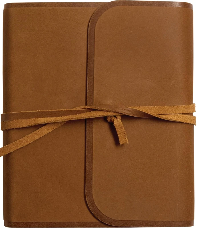 ESV Journaling Bible (Natural Leather, Brown, Flap with Strap)