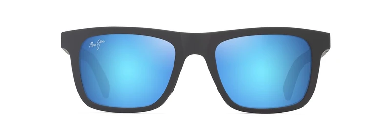 MAUI JIM Blue Hawaii MOAKA Matte Solid Grey Gafas, 52-19-145 Unisex Adult