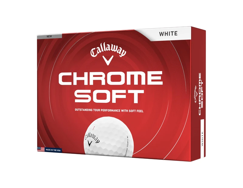 Callaway Golf Chrome Soft Golf Ball 2026, White Ball