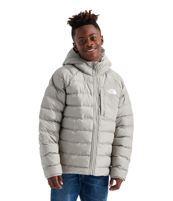The North Face Boy's Reversible Perrito Hooded Jacket - Stone Slab 176