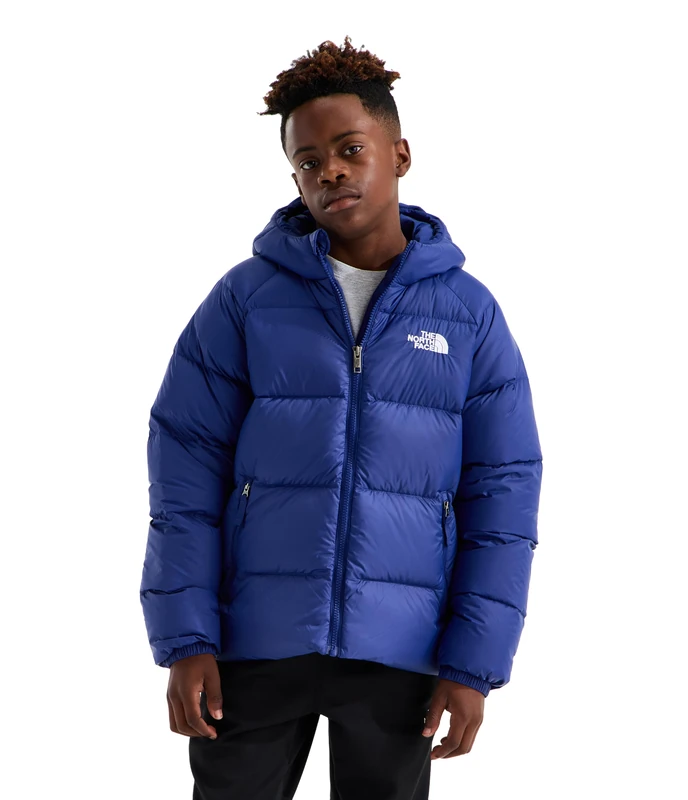 The North Face Boy's Hydrenalite Down Hooded Jacket, Bold Blue, 12 Years