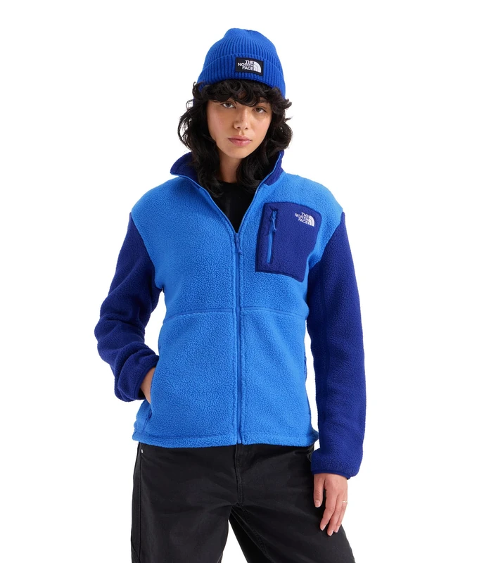 The North Face Women's Yumiori Full Zip Jacket, Active Blue/Bold Blue, XS