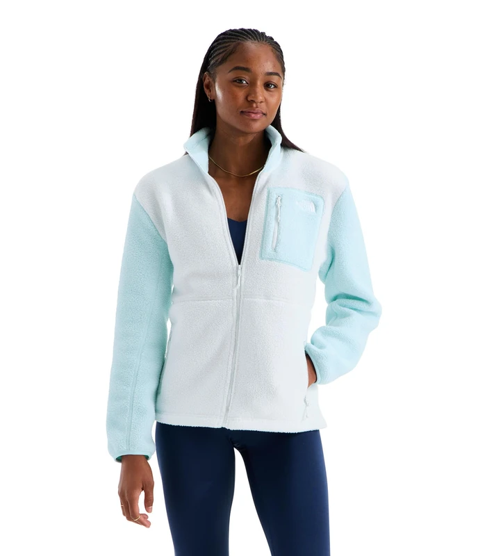 The North Face Women's Yumiori Full Zip Jacket, Pearl Stone/Glacier, S