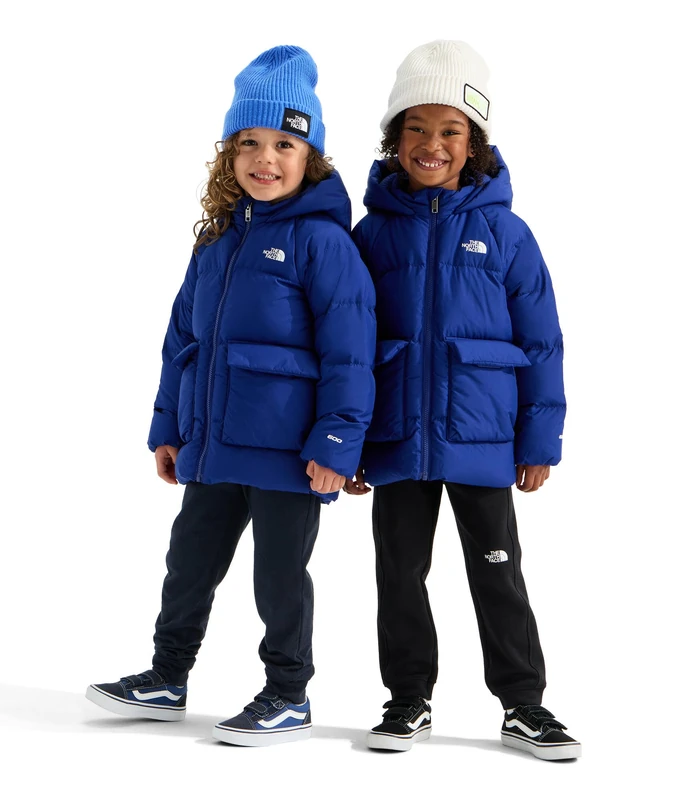 The North Face Kids North Down Fleece Parka - Bold Blue, 3Y