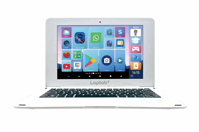 Lexibook LAPTAB 10 Android Laptop - 128GB, 10.1 inch HD Touch