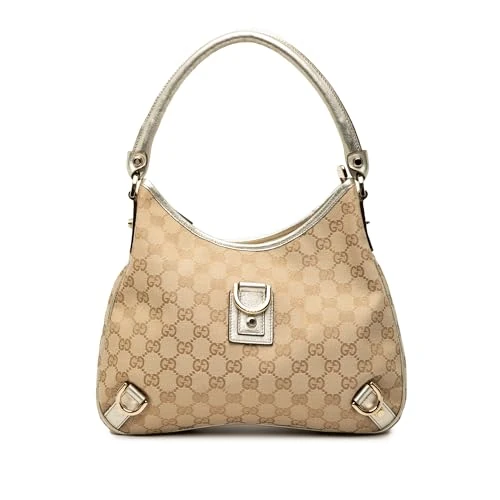 Gucci Pre-Loved GG Canvas Abbey D Ring Shoulder Bag