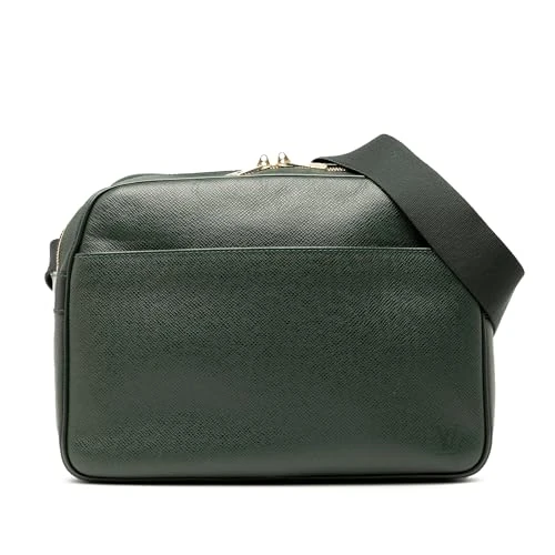 Louis Vuitton Pre-Loved Taiga Reporter PM Crossbody Bag