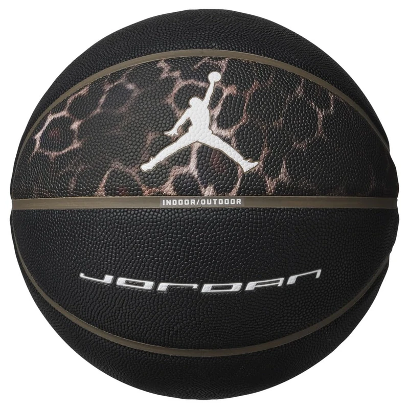 Nike Jordan Ultimate 2.0 Basketball 8P Graphic – Indoor/Outdoor Basketball with Graphic Design – Training Basketball – Delivered Deflated, Olive Grey/Olive Grey/Olive Grey/White, 7 - Image 1