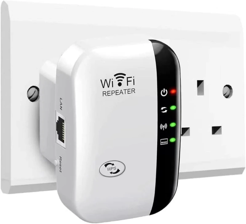 2025 Newest WiFi Extender, WiFi Booster, WiFi Repeater, Covers Up to 3000 Sq.ft and 45 Devices, Internet Booster - with Ethernet Port, Quick Setup, Home Wireless Signal Booster - White