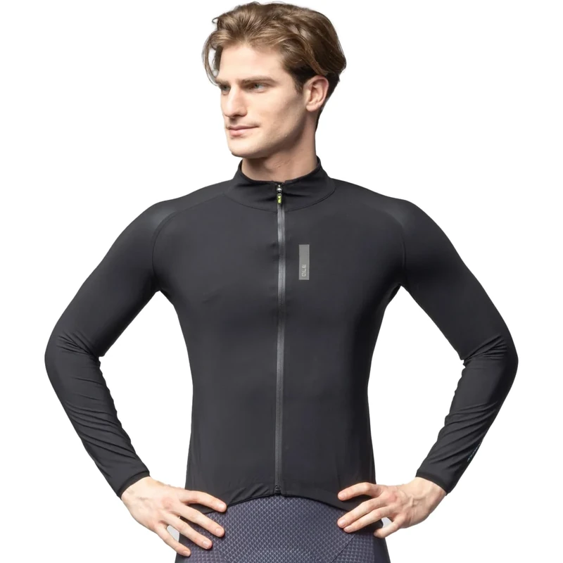 Alé Cycling Men's Klimatik Shell Racing 2.0 Cycling Jacket, Black, XL
