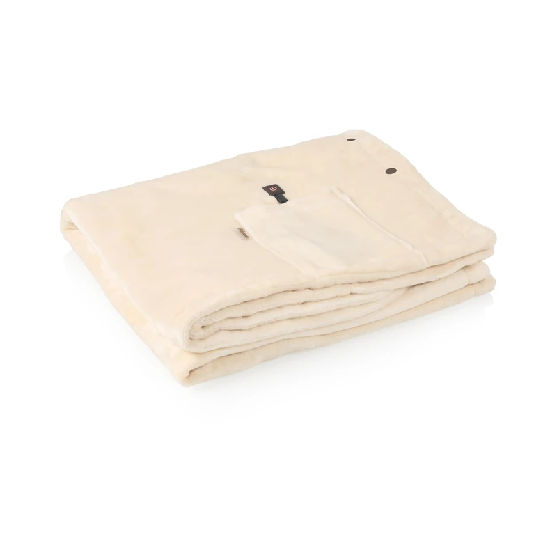 Tristar Wireless Heat Blanket, 150 x 80 cm, 5000 mAh Powerbank, 3 Modes up to 60°C, Warm-up Time 10 Minutes, Washable Fleece, BW-4787
