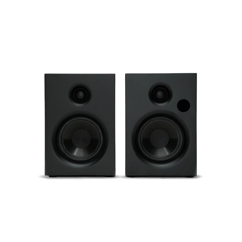 Gadhouse Roy Bookshelf Speakers – 30W Stereo Speakers For Record Player with Qualcomm aptX HD for Sound Quality - Bluetooth Speakers with RCA, Optical & AUX Input, Modern Stylish Hifi Design - Image 1