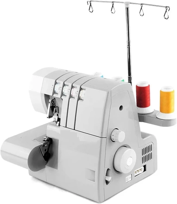 GYKOZY Multifunctional Overlock Sewing Machine Electric Desktop Overlock Sewing Machine Four-thread Three-thread Overlock Machine Easy To Use