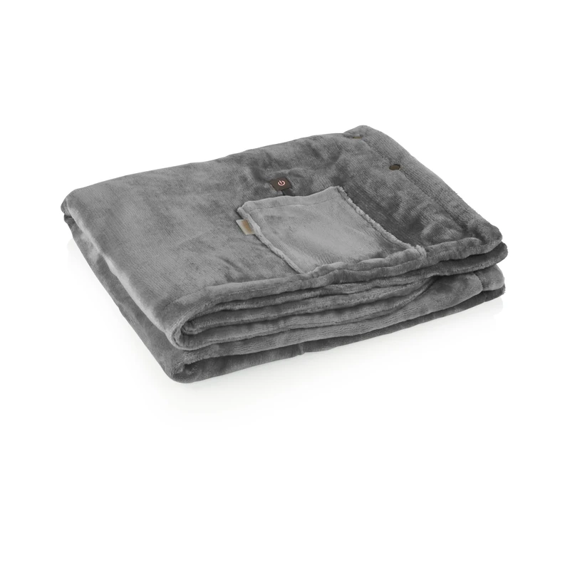Tristar Wireless Heat Blanket, 150 x 80 cm, 5000 mAh Powerbank, 3 Modes up to 60°C, Warm-up Time 10 Minutes, Washable Fleece, BW-4788