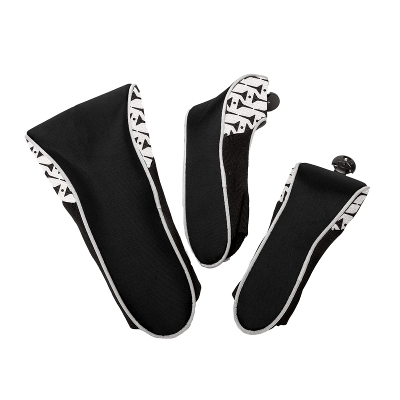 Glove It Golf Club Covers for Hybrid, Wood & Driver Clubs - Black Tees