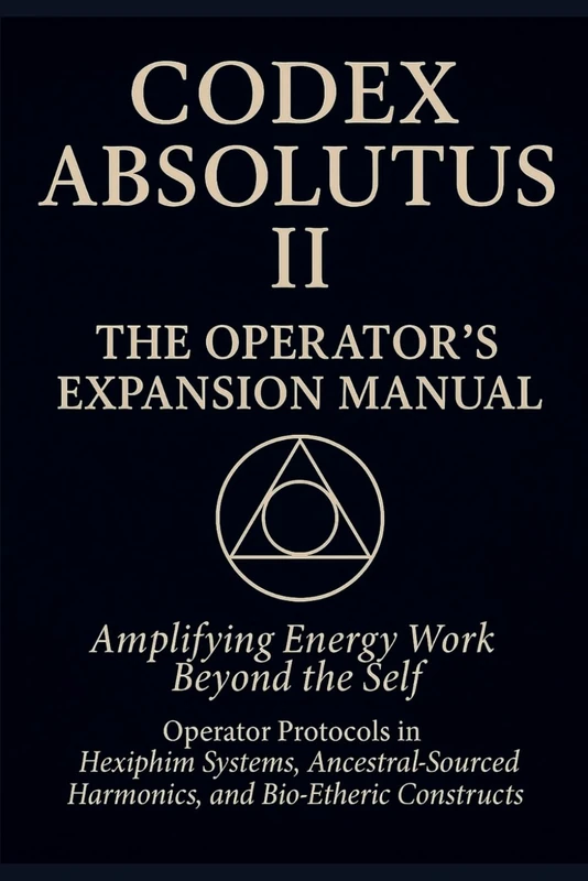 CODEX ABSOLUTUS II: Operators Expansion Manual: The Field Extended. The Operator Evolved.: 2 - Image 1