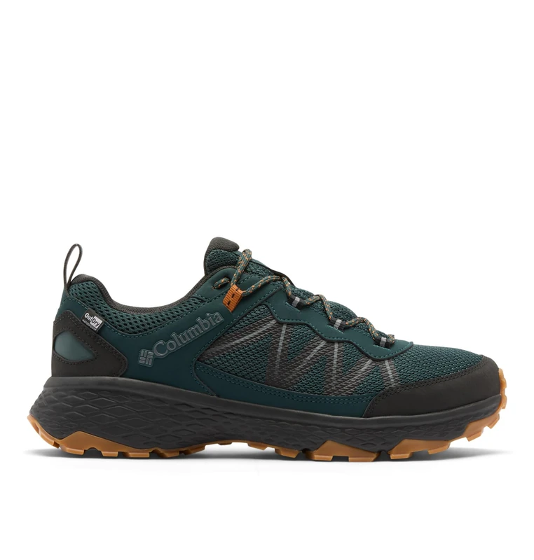 Columbia Men's Peakfreak Rush Outdry, Low Rise Trekking and Hiking Shoes, Blue Spruce/Caramel, 6 Regular