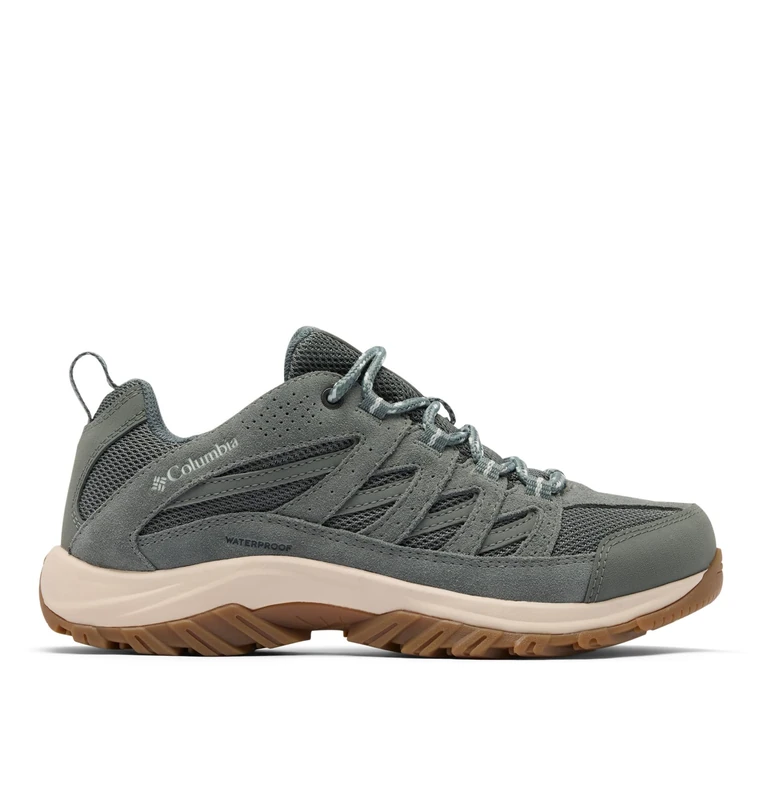 Columbia Women's Crestwood WP, Low Rise Trekking and Hiking Shoes, Sedona Sage/Tea Light, 3 Regular