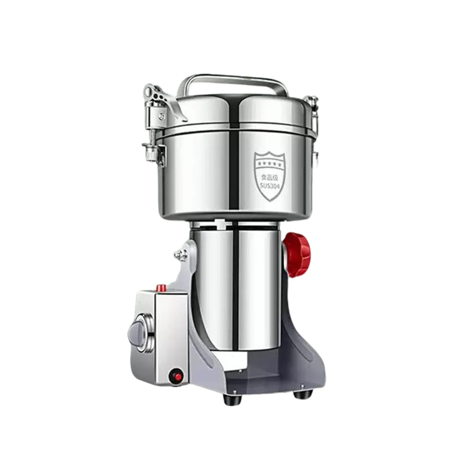 NINYU Electric Grain Grinder,High Speed Stainless Steel Commercial Grain Grinders for Dry Grains Spices Cereals Coffee Rice Pepper (1000g)