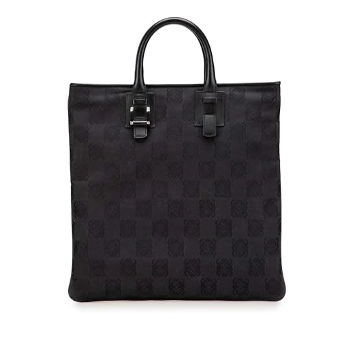 LOEWE Pre-Loved Anagram Canvas Tote Bag
