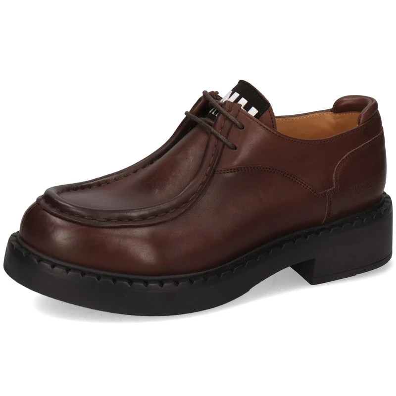 Melvin & Hamilton Derby Shoes Women's Pia 8, Brown, 8 UK - Image 1