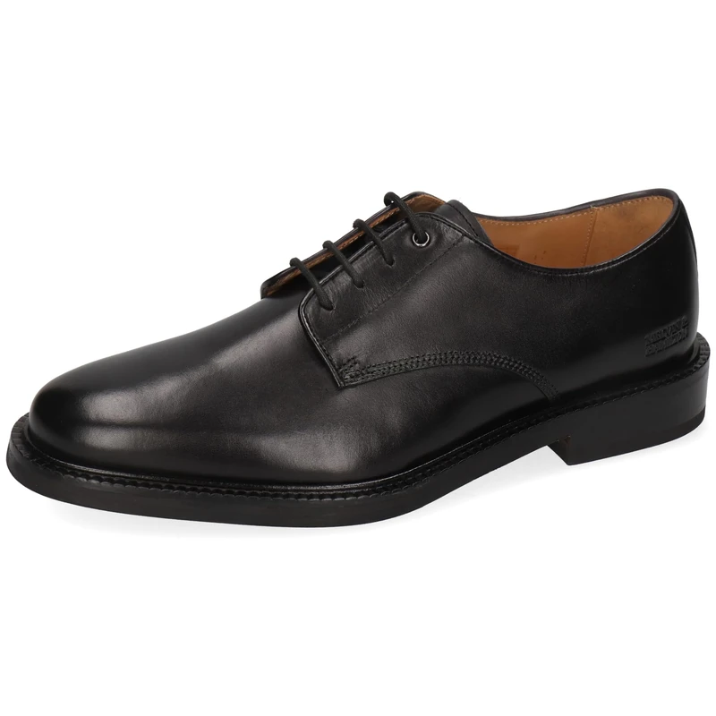 Melvin & Hamilton Winston 1 Men's Black Leather Derby Shoes