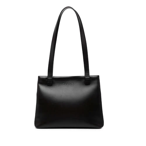 Chanel Pre-Loved Small Calfskin Logo Shoulder Bag