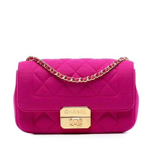 Chanel Pre-Loved Mini Jersey Chic With Me Flap Crossbody Bag