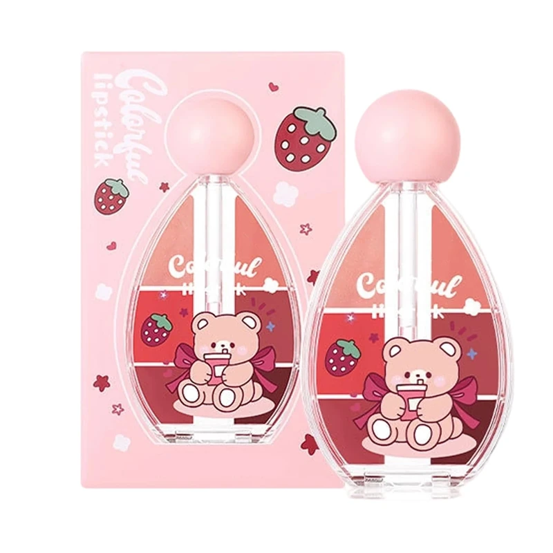 Lip Gloss Set for Women,6-color Glossy Lipstick Makeup Kit - Waterproof Tinted Lip Balm - for Teen Girls Home Dating Stage Performance Formal Place