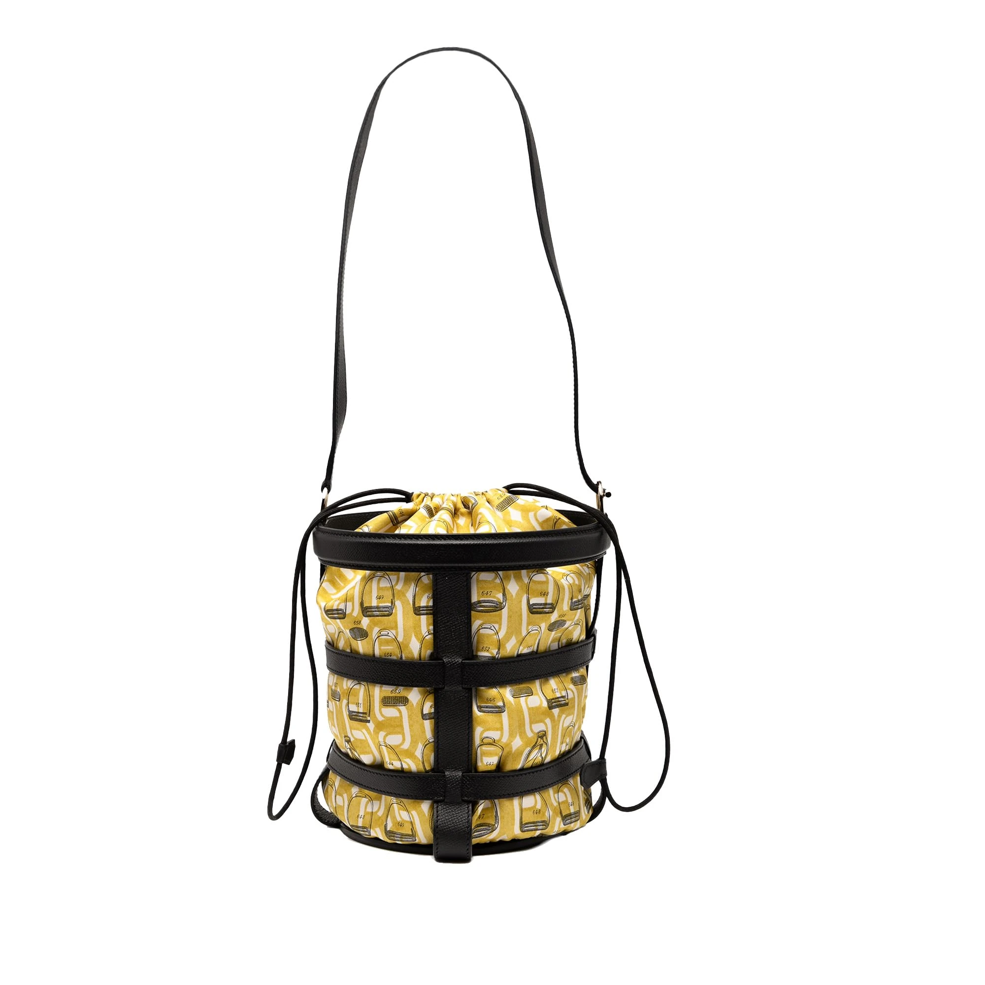 Hermès Pre-Loved Silk and Epsom Sac Musardine Bag