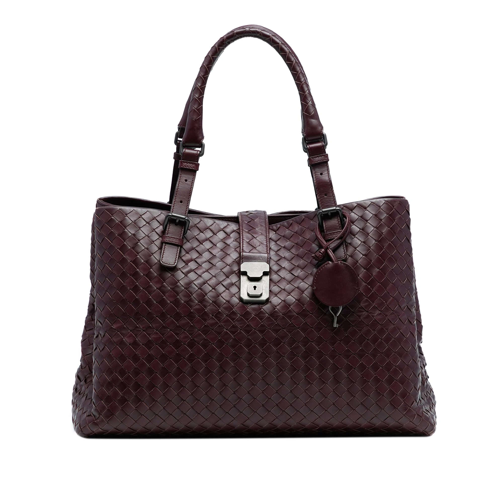 Bottega Veneta Pre-Loved Medium Nappa Intrecciato Roma Tote