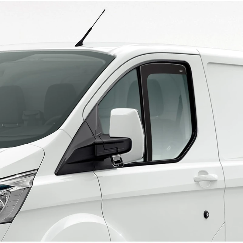 DGA Wind Deflectors compatible with Renault Kangoo III Furgon/MPV 2021- & Mercedes Citan/T-Class/EQT 2021- & Nissan Townstar 2021- (2-pieces), Grey