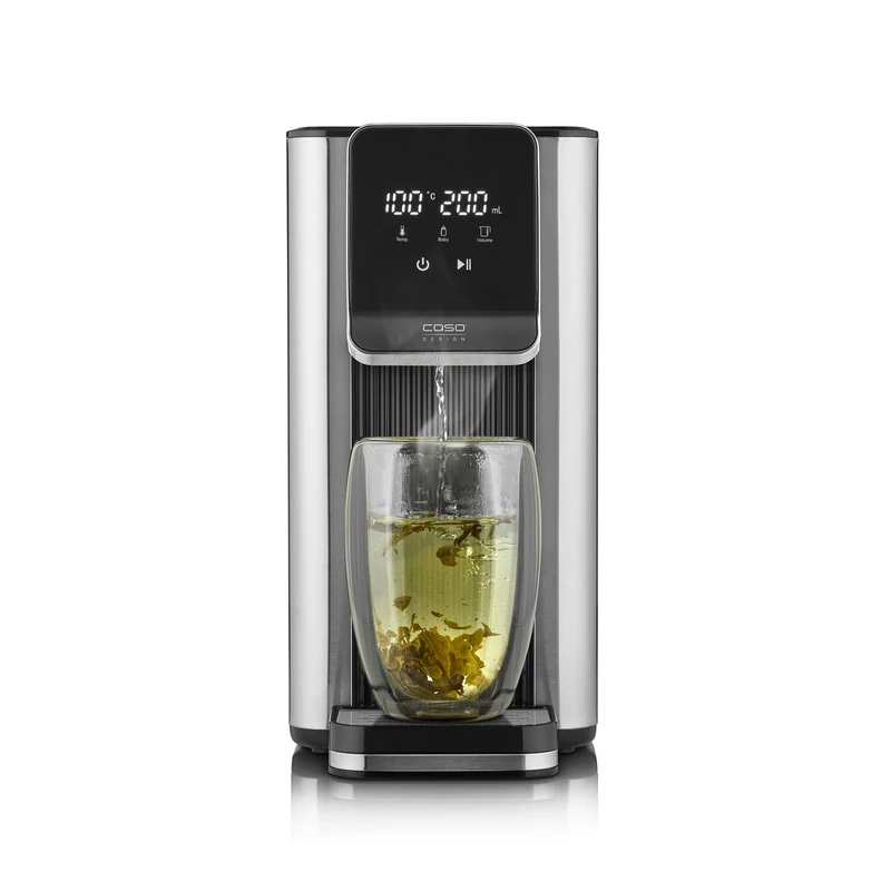 CASO Hot 6 Advanced Turbo Hot Water Dispenser, Water Heater with 13 Temperatures 40-100°C, 2.5L Tank, Hot Water in Seconds, One Cup Kettle Alternative, Uses 50% Less Energy than Kettles, Water Filter