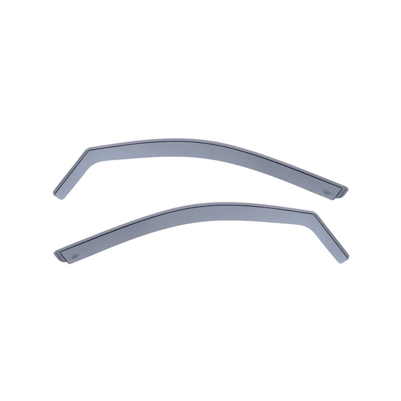 DGA Wind Deflectors compatible with Volkswagen T-Cross 2019- (2-pieces), Grey - Image 1