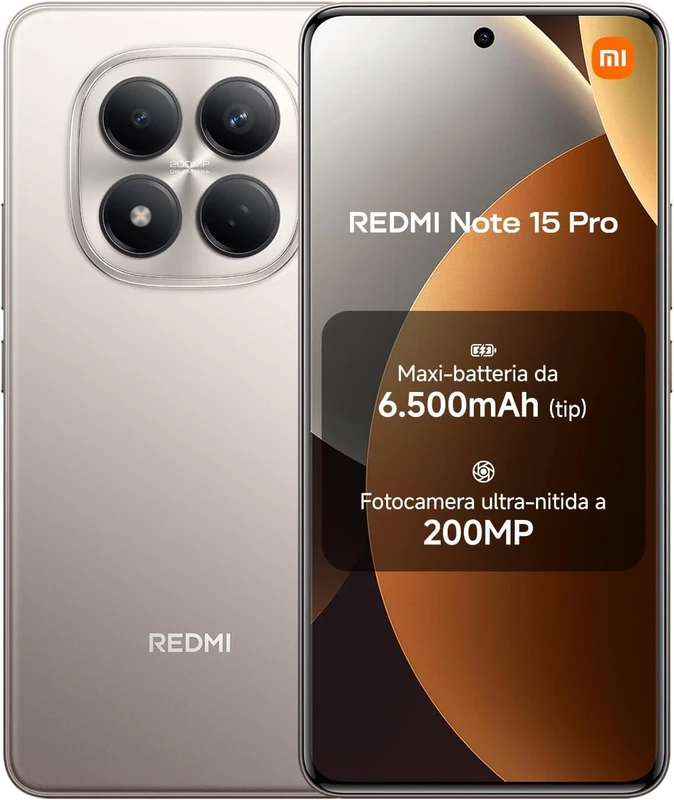 Redmi Note 15 Pro 8+256 Titanium (No power adapter included)