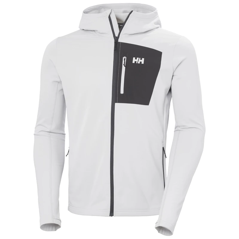 Helly Hansen Men's Versalite Hooded Fleece Jacket, Grey Fog, L