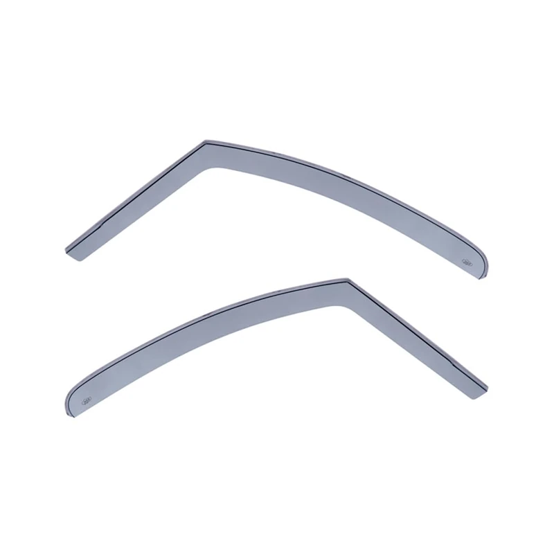 DGA Wind Deflectors compatible with Citroen Berlingo II & Peugeot Partner II 2008-2018 (2-pieces), Grey