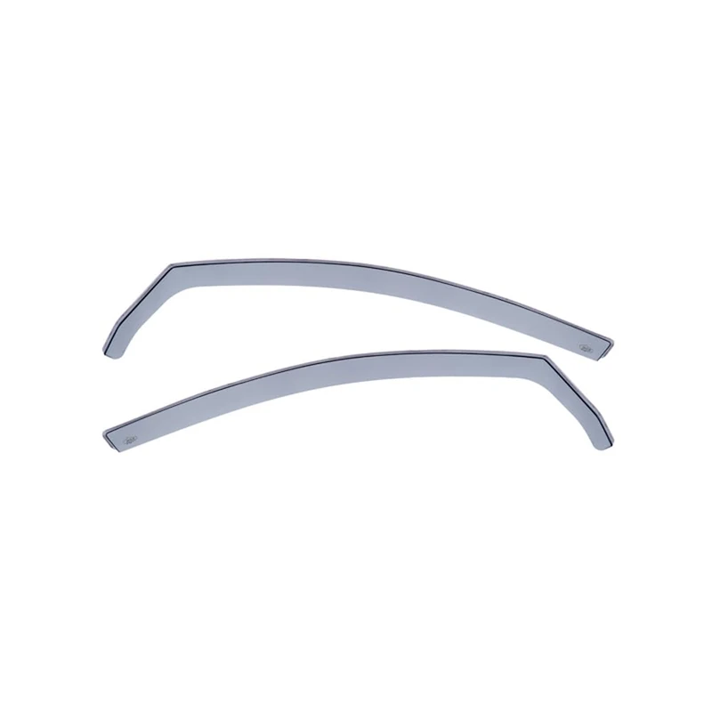 DGA Wind Deflectors compatible with Volkswagen Golf V HB 5-doors 2003-2008 (2-pieces), Grey