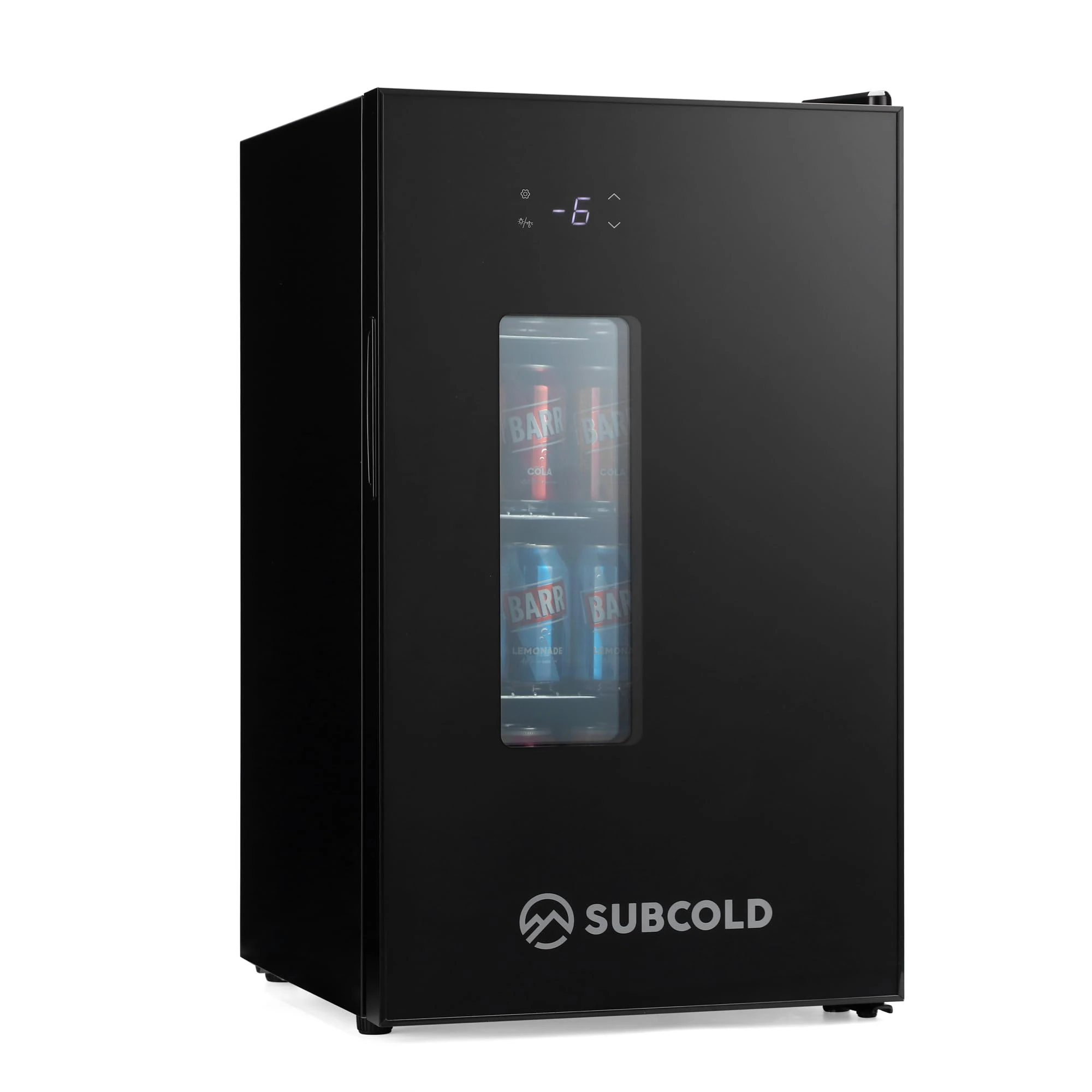 Subcold Apex70 Beer Fridge | Freestanding Beer and Drinks Fridge with Extra Strong Shelves for Kegs | Adjustable Temperature from -6°C to 18°C | Ideal for Outdoor Bars and Man Caves | Black
