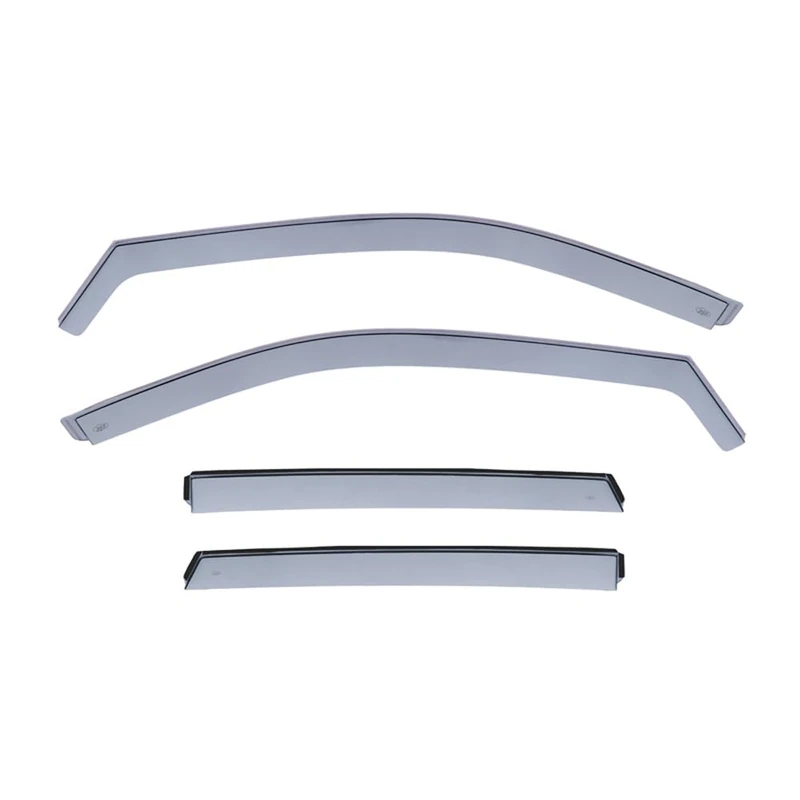 DGA Wind Deflectors Set compatible with Seat Arona (KJ7) 2017- (4-pieces), Grey
