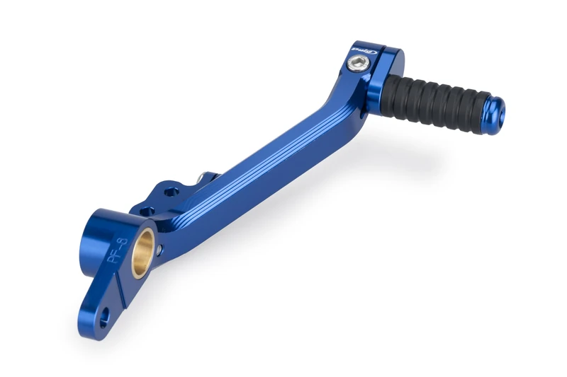 Puig 22395A Adjustable Brake Lever made of machined aluminum with anodized finish and sporty design for maximum control and comfort, Blue - Image 1