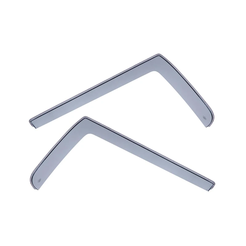 DGA Wind Deflectors compatible with Citroën Jumper 2007- & Fiat Ducato 2006- & Peugeot Boxer 2006- & Opel Movano C 2022- (2-pieces), Grey