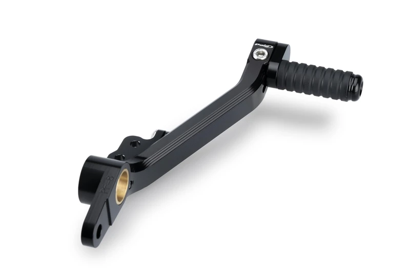 Puig 22395N Adjustable Brake Lever made of machined aluminum with anodized finish and sporty design for maximum control and comfort, Black - Image 1