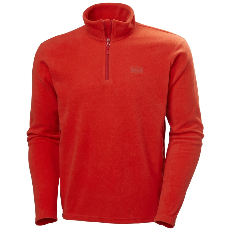 Helly Hansen Men's Daybreaker 1/2 Zip Fleece, Red, M