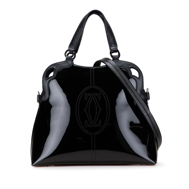 CARTIER Pre-Loved Patent Marcello De Satchel - Image 1