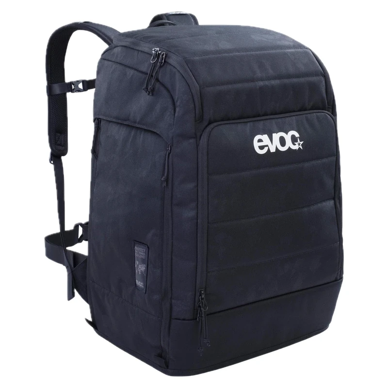 EVOC GEAR BACKPACK 60 Travel backpack, (sturdy backpack with boot compartment, trekking backpack with organiser compartments, extra-wide hip belt & secure fit, volume: 60 l), Black